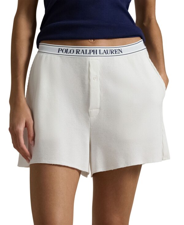 Women's Waffle Pull-On Boxer Shorts