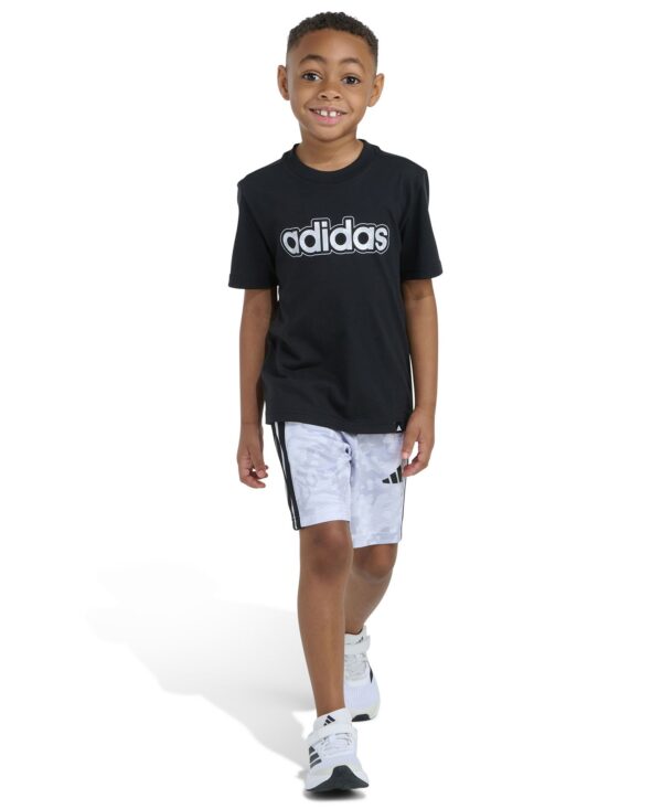 Boys' 2T-7 T-Shirt and Printed Camo Shorts, 2-Piece Set