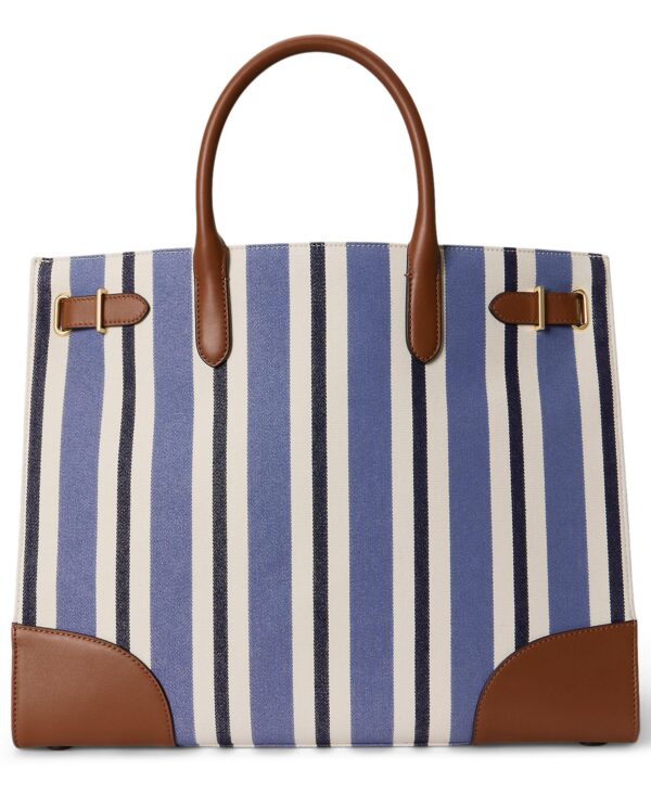 Striped Canvas Extra-Large Devyn Tote Bag