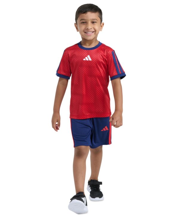 Boys' 2T-7 Printed T-Shirt and Shorts, 2-Piece Set