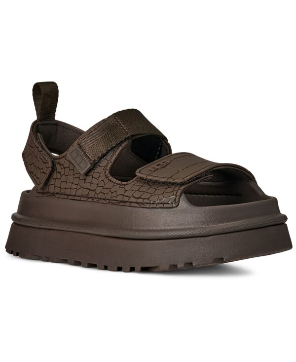 Women's GoldenGlow Embossed Open Toe Sandals