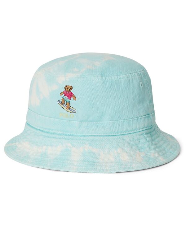 Boys' Tie-Dye Polo Bear Twill Bucket Hat
