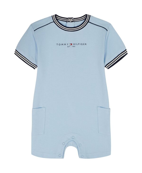 Baby Boys' Pique Knit Shorts Romper