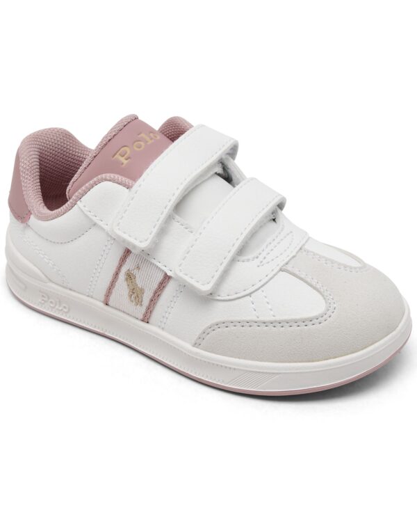 Little Kids Heritage Court III T-Toe EZ Casual Sneakers from Finish Line