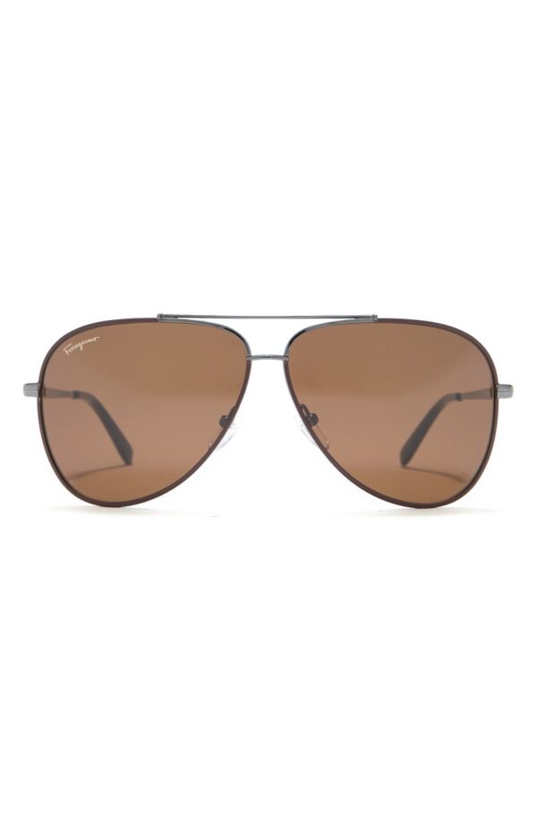 Salvatore Ferragamo 60mm Aviator Sunglasses