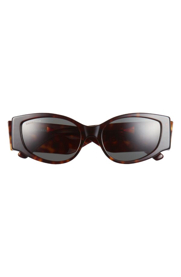 58mm Modified Cat Eye Sunglasses