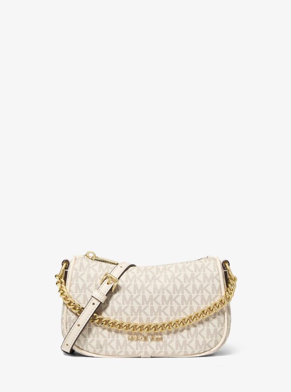 carmela small signature logo convertible crossbody bag