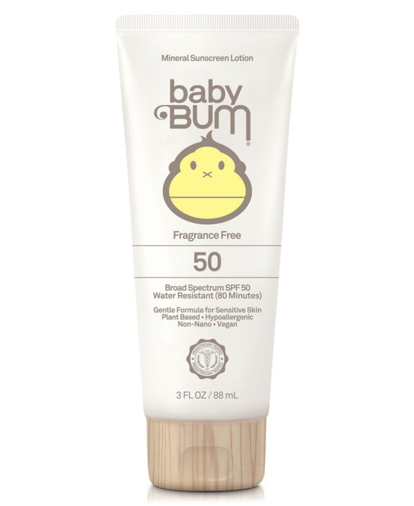 Baby Bum SPF 50 Mineral Sunscreen Lotion, 3 oz.