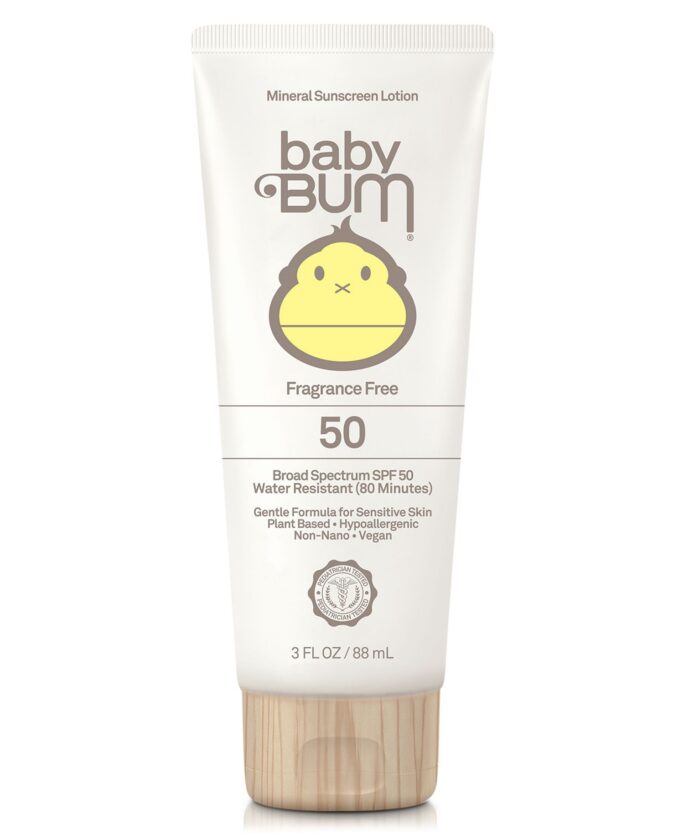Baby Bum SPF 50 Mineral Sunscreen Lotion, 3 oz.