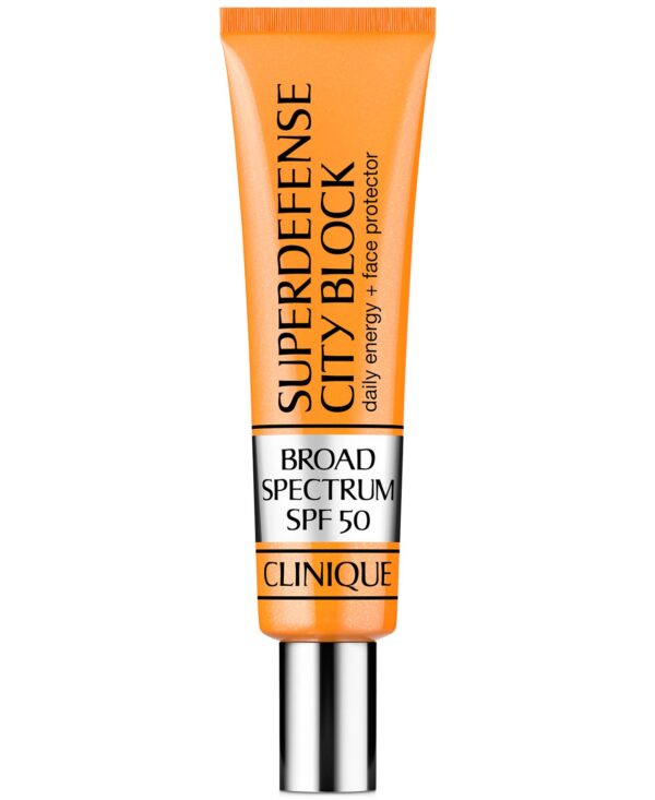 Superdefense™ City Block Broad Spectrum SPF 50 Daily Energy + Face Protector, 1.3 oz.