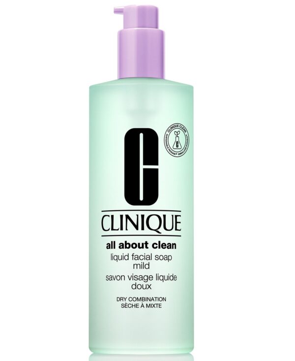 Jumbo All About Clean Liquid Facial Soap Cleanser Mild, 13.5 oz.