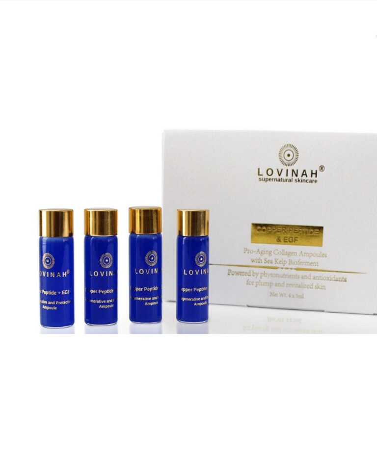 Copper Peptide and Epidermal Growth Factor Barrier Repair 4-Piece Ampoules Set, 20 mL