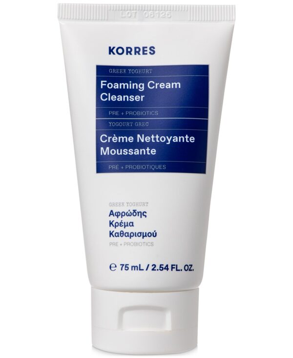 Travel-Size Greek Yoghurt Foaming Cream Cleanser, 2.54 fl oz.