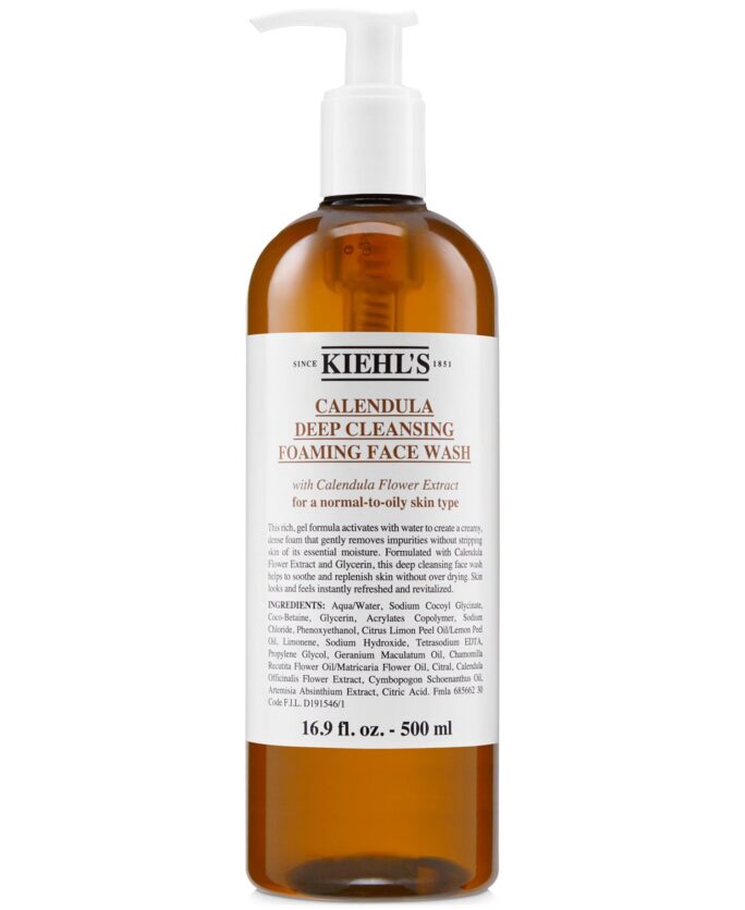 Calendula Deep Cleansing Foaming Face Wash, 16.9-oz.