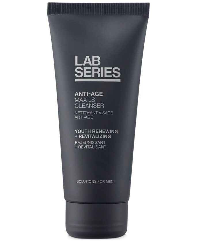 Skincare for Men Anti-Age Max LS Rich Foaming Face Wash, 3.4 oz.