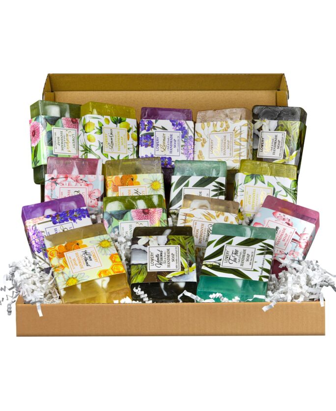 Handmade Soap Gift Set, Variety Pack Bath and Body Care Gift Set, 8 Piece