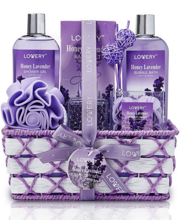 Honey Lavender Relax Body Care Gift Set, 13 Piece
