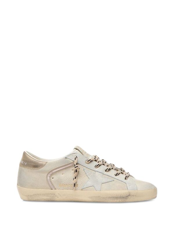 silk and nylon suede insert sneakers