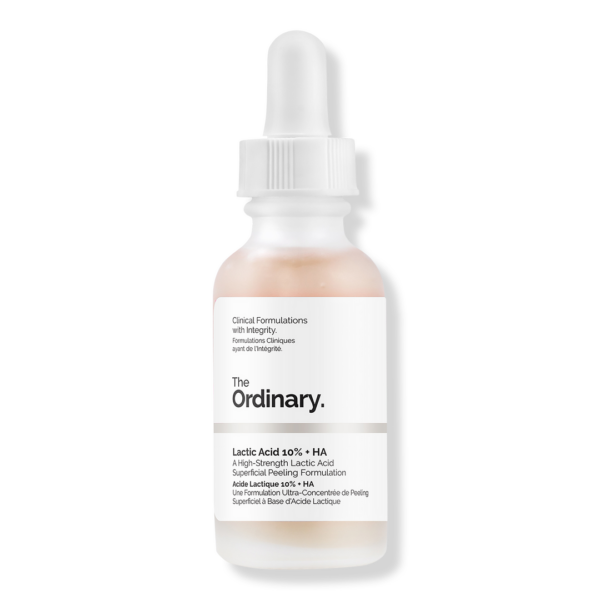 Lactic Acid 10% + HA 2% High-Strength Exfoliating Serum for Uneven Texture