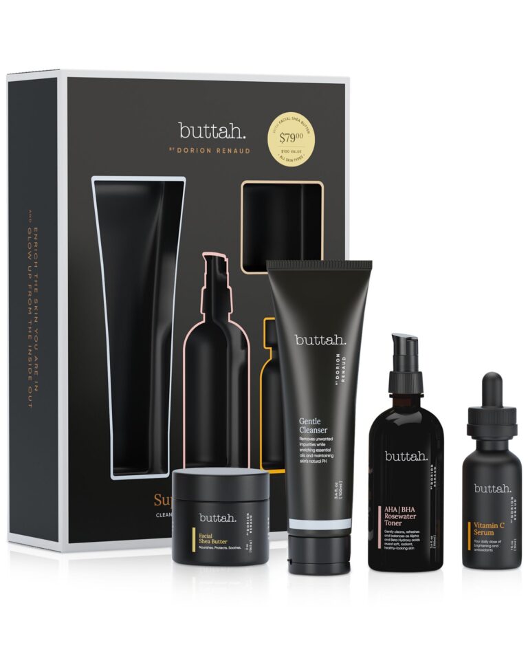 4-Pc. Supreme Skincare Set featuring Facial Shea Butter
