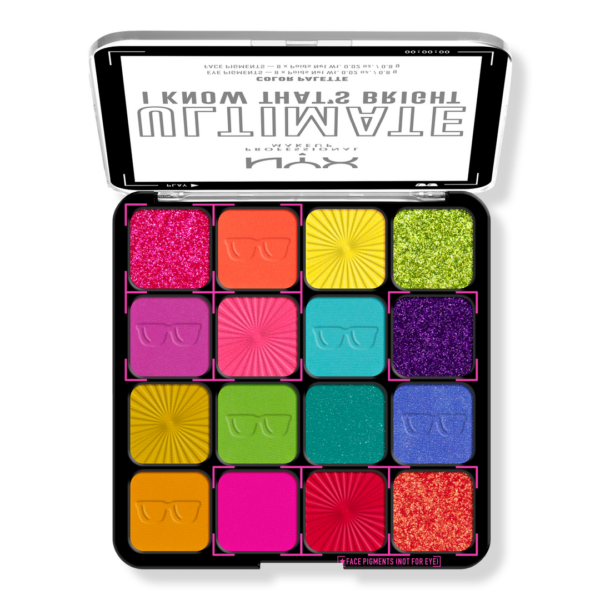 Ultimate Color Shadow Palette I Know That's Bright
