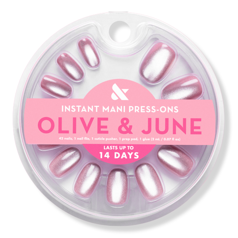 Instant Mani Press-On Nails World Lit Velvet