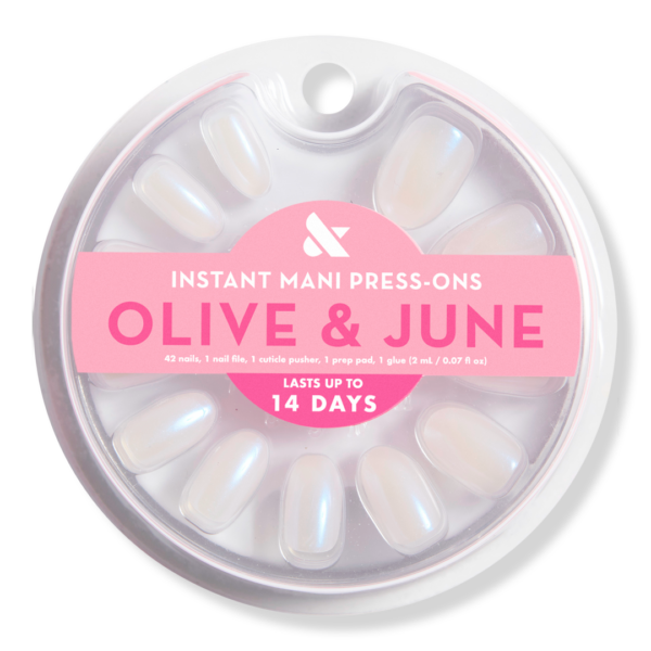 Instant Mani Press-On Nails Pink Goldfish