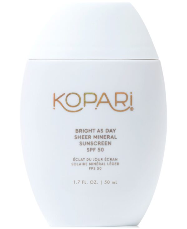 Bright As Day Sheer Mineral Sunscreen SPF 50, 1.7 oz.