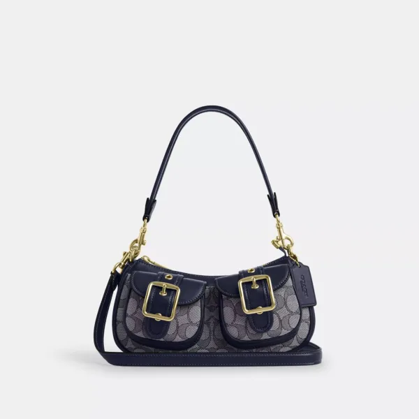 ashton bag in signature jacquard