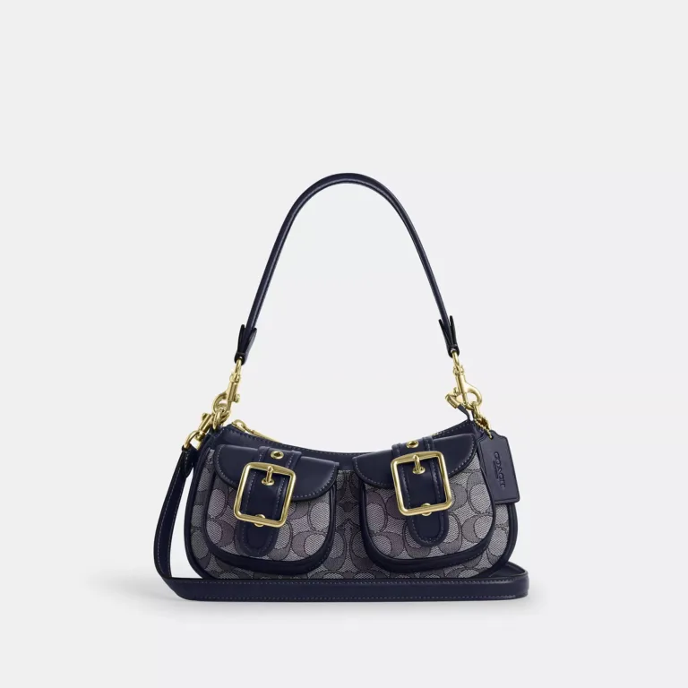 ashton bag in signature jacquard