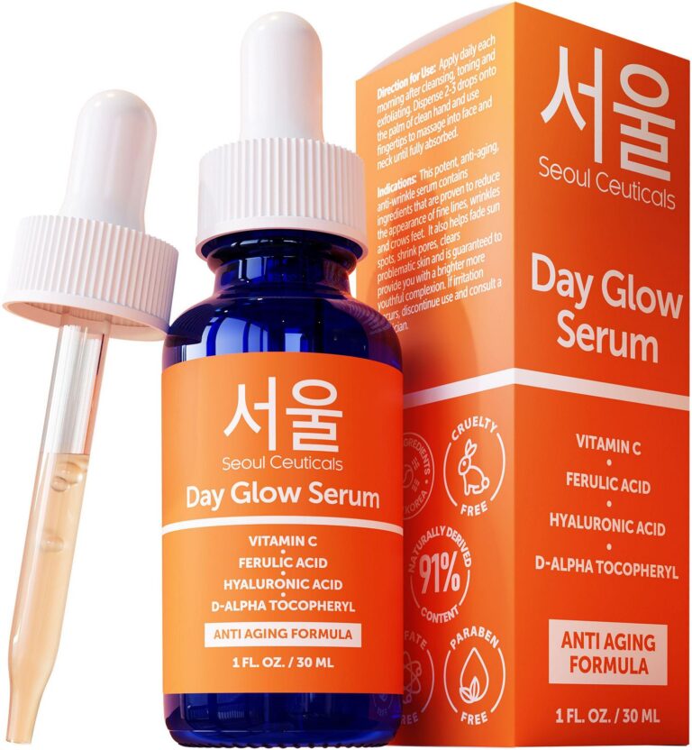 Korean Skin Care Vitamin C Serum Day Glow Serum - Anti Aging Anti Wrinkle K Beauty Skincare