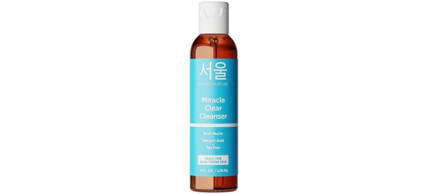 Korean Skin Care Face Wash for Acne Prone Skin Miracle Clear Face Cleanser K Beauty Skincare