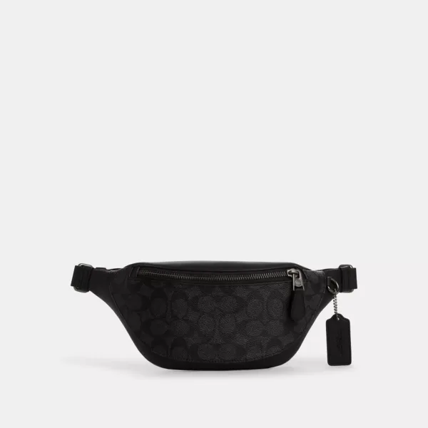 warren mini belt bag in signature canvas