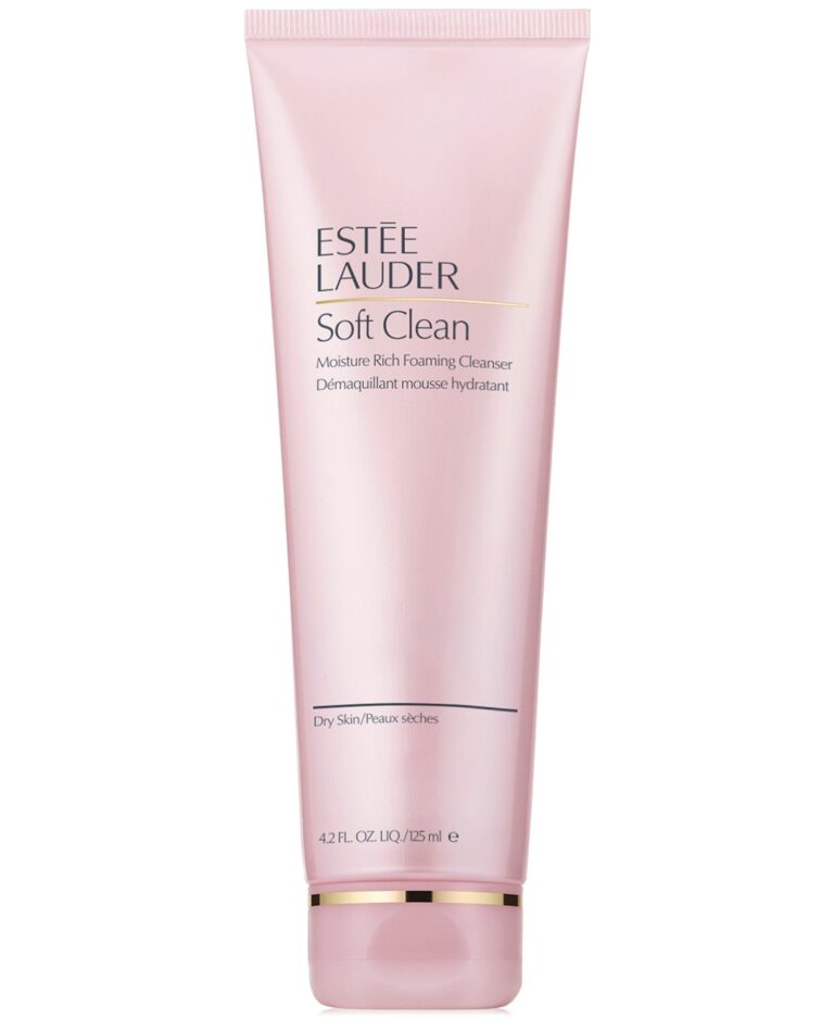 Soft Clean Moisture Rich Foaming Facial Cleanser, 4.2 oz.