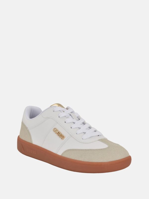 pelara striped low-top sneakers