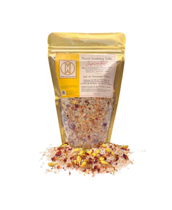 Floral Soaking Bath Salts Jasmin Rose Bag 14oz