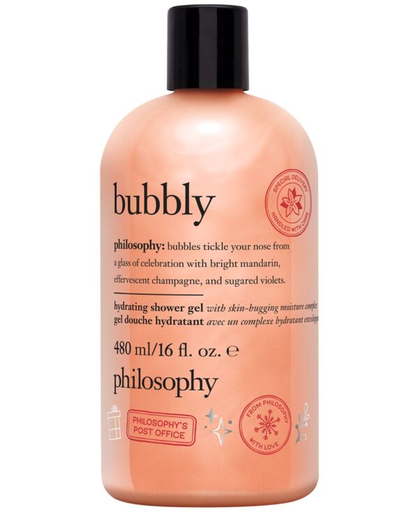 Bubbly Hydrating Shower Gel, Bubble Bath, & Shampoo, 16 oz.