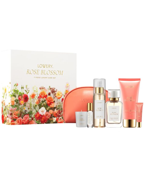 7-Pc. Rose Blossom Bath and Body Care Gift Set