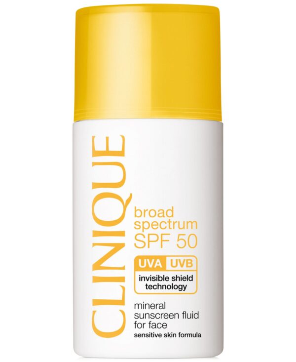 Broad Spectrum SPF 50 Mineral Sunscreen Fluid For Face, 1 oz.