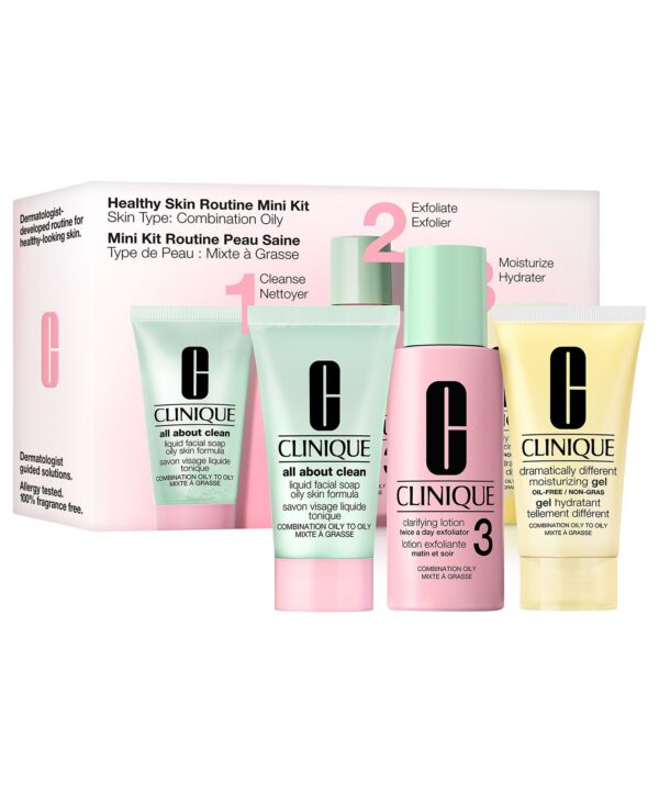 3-Pc. Healthy Skin Routine: Mini 3-Step Skincare Set For Combination Oily Skin