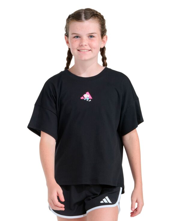 Girls' 8-16 Short-Sleeve Drop Shoulder T-Shirt