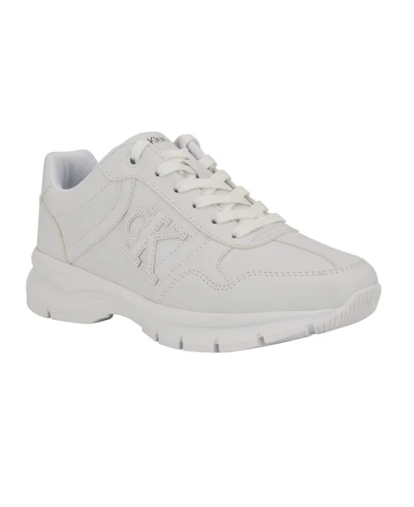 caisneakers womens white ck logo low top casual shoes htat922