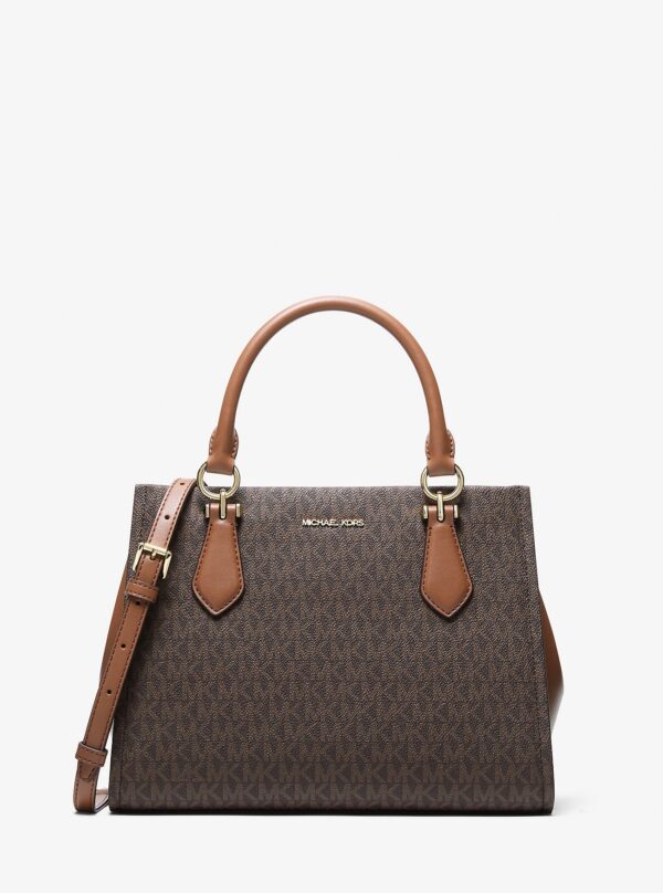 marilyn medium signature logo convertible satchel