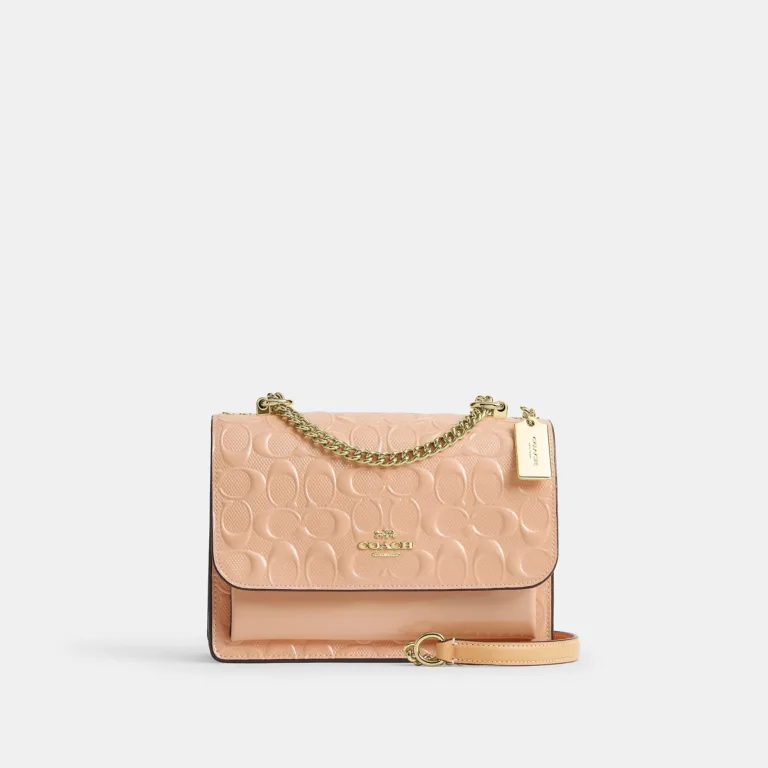 klare crossbody bag in signature leather