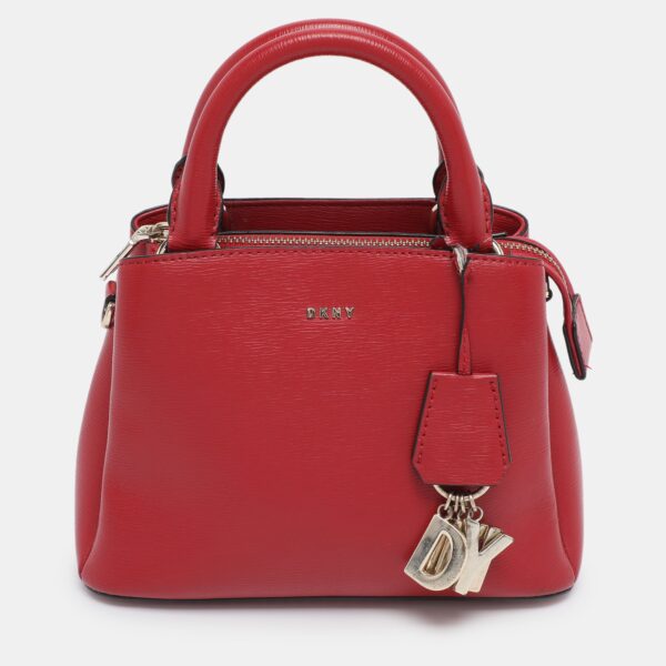 red leather paige tote