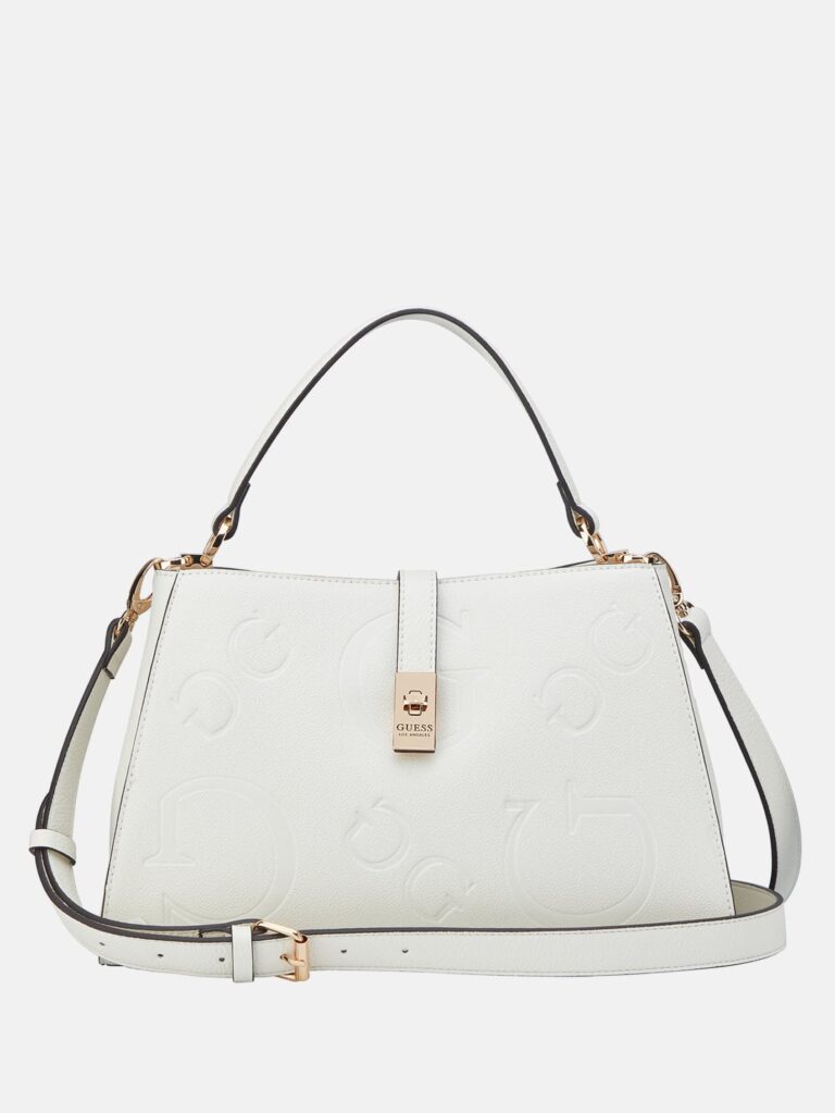 rudie embossed logo satchel