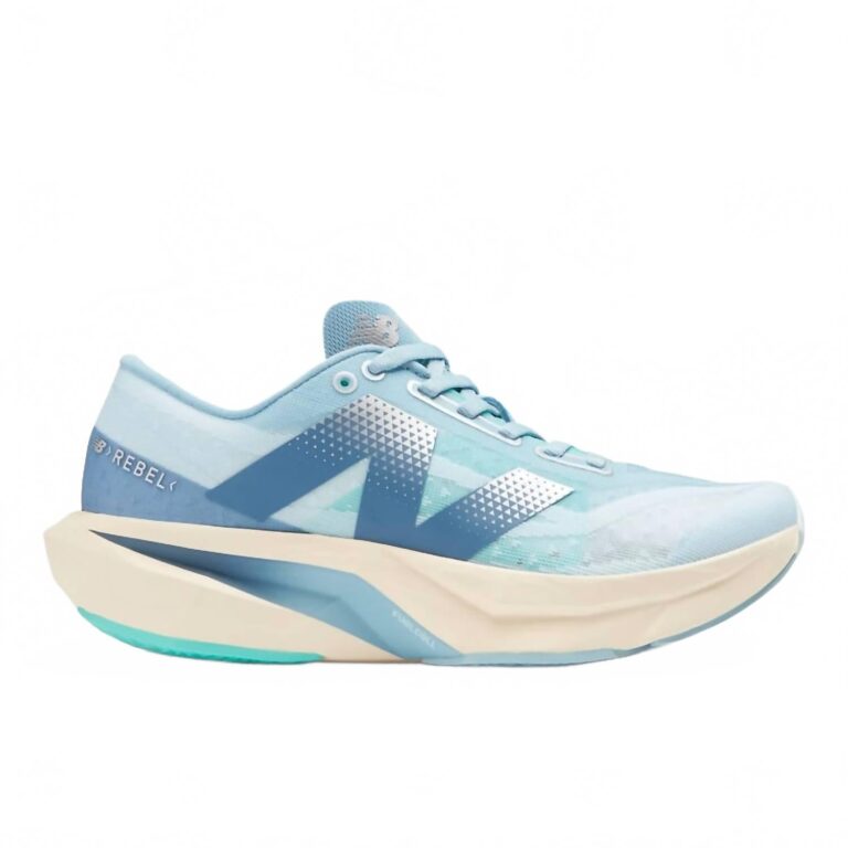 women's fuelcell rebel v4 running shoes in blue/blue