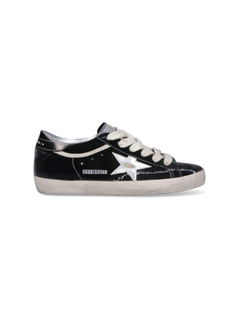 black super star ltd suede sneakers
