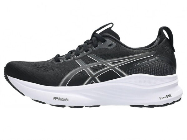 women's gel-kayano 32 running shoes in 002 black/white