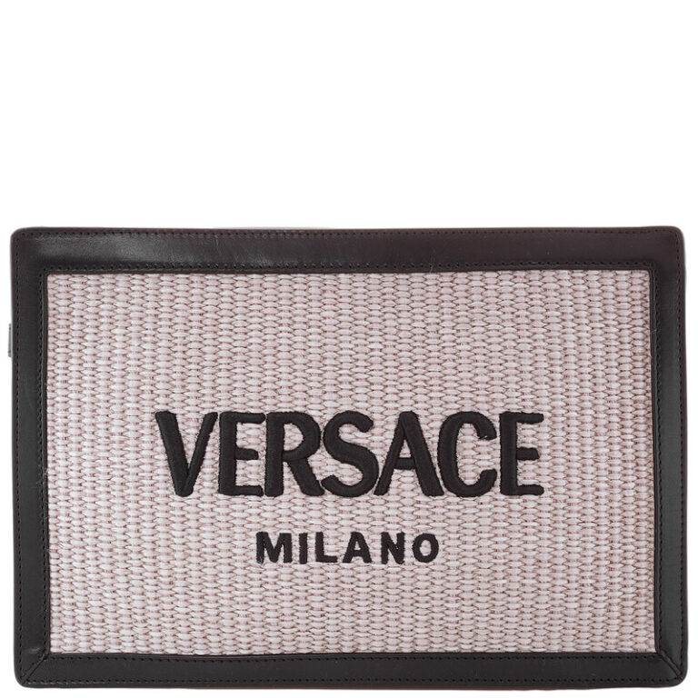 Milano Raffia Clutch Bag